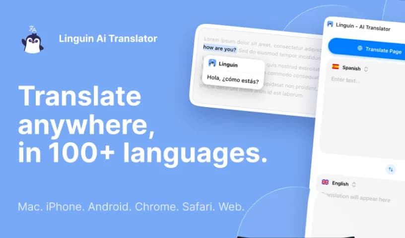 Linguin: AI · ПЕРЕВОДЧИК